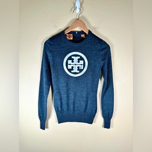 Tory Burch Logo Sweater for Women - Picture 4 of 12